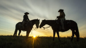 Cowgirls at Dawn